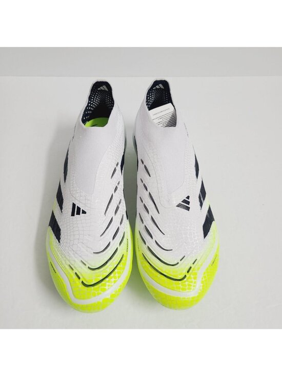 NEW Adidas Predator Elite Laceless FG Soccer Cleats JI1075 Size 6.5 White #1 main image 9